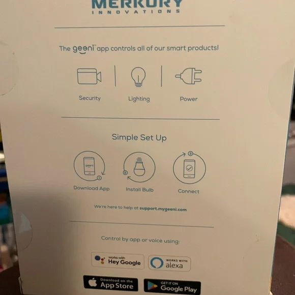 Merkury Innovations A21 Smart Multicolor LED Bulb, 75W, Dimmable 2 bulbs - Picture 3 of 4